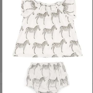 Milkbarn organic cotton matching set